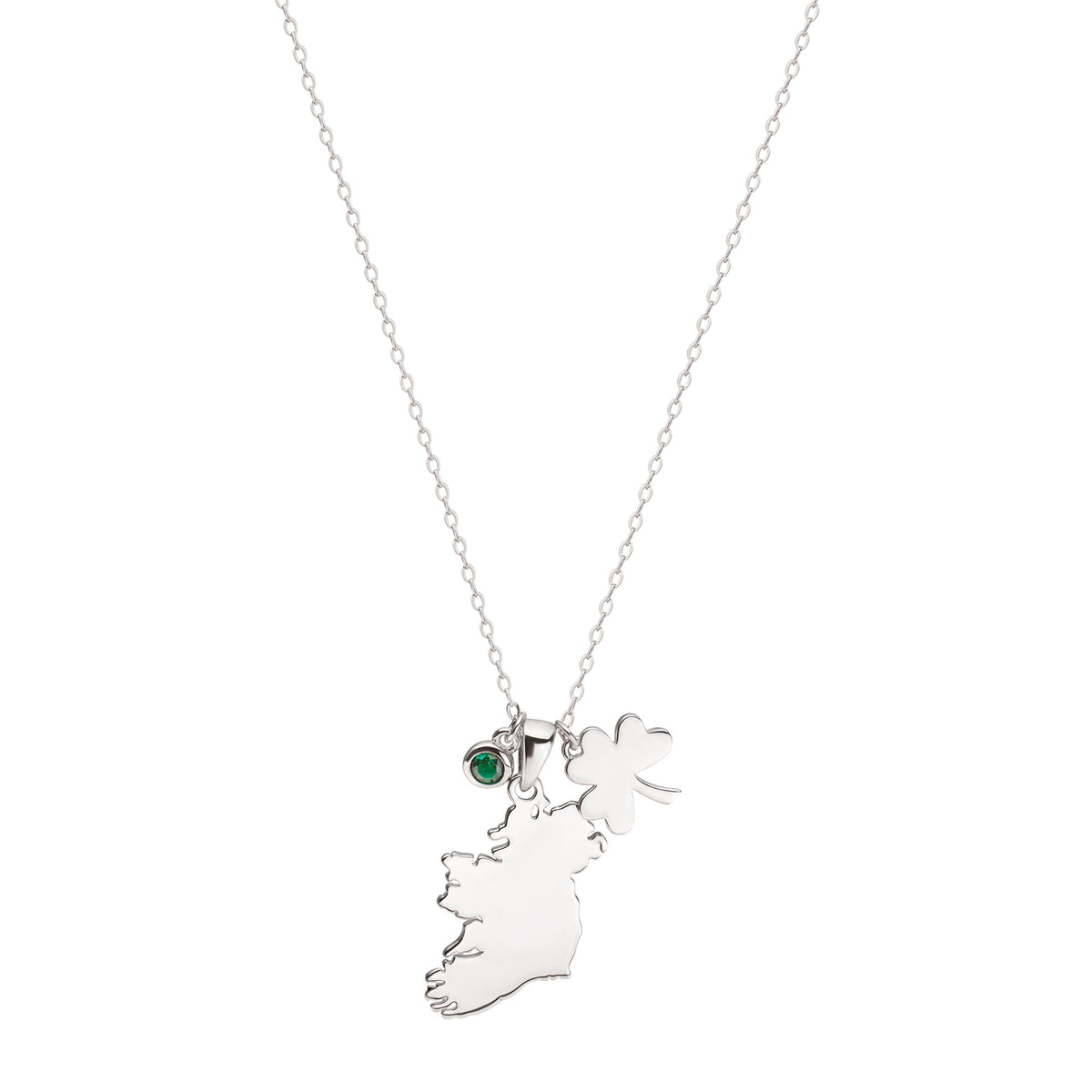 ÉIRE MAP CHARM NECKLACE